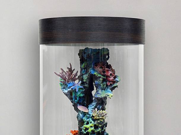 Невероятно красивый цилиндрический аквариум 150л, фотография 3