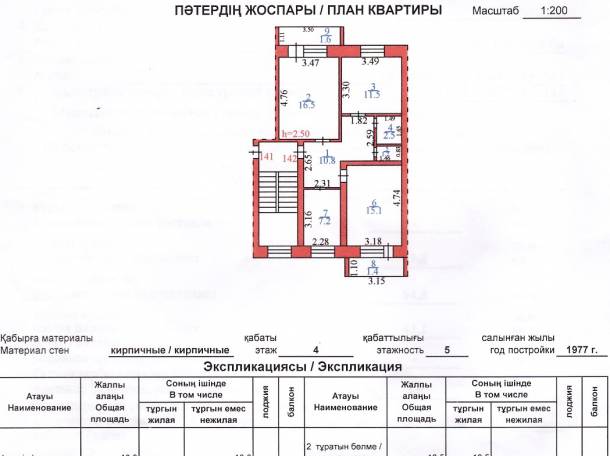 Продам Квартиру, Казыбек би р-н, Крамского 44/2 — Ермекова, фотография 1