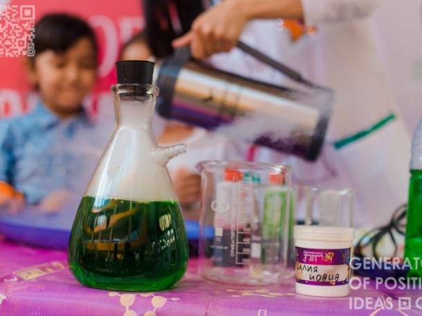 Научное шоу профессора Звездунова- научно-развлекательная шоу-программа для детей и взрослых., фотография 6