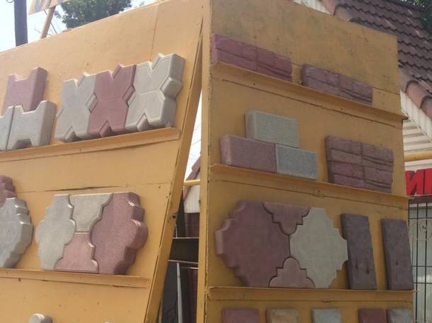 Сплитерные блоки и тратуарная плитка, фотография 3