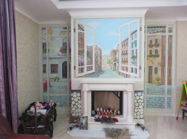 Художественная роспись стен и потолков, фотография 4