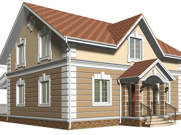 Декоративные фасадные элементы, оформление фасадов, фотография 1