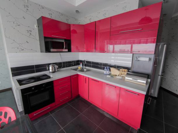 2 комнатная посуточно в ЖК Северное Сияние 19 этаж, фотография 8