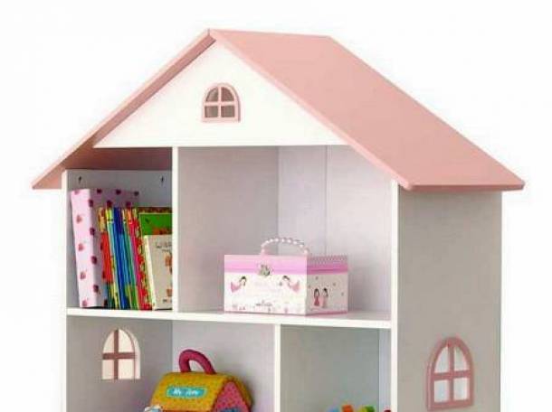 Продажа Кукольный Домик-Стеллаж из Натурального Дерева Экологически чистый , фотография 2