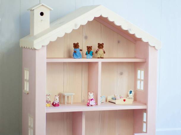 Продажа Кукольный Домик-Стеллаж из Натурального Дерева Экологически чистый , фотография 3