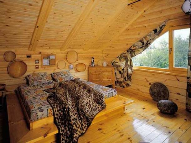 Обшивка мансард вагонкой, фотография 5