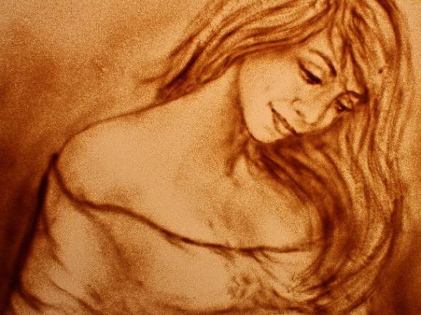 Песочное шоу и снежная анимация  Астане, фотография 5