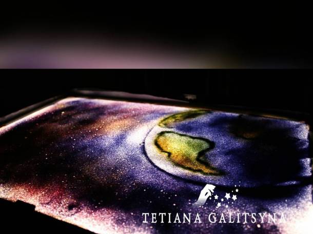 Песочное шоу и снежная анимация  Астане, фотография 8