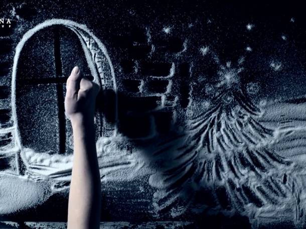 Песочное шоу и снежная анимация  Астане, фотография 12