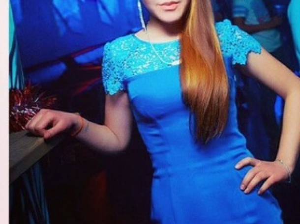 Срочно продам синее красивое платье!, фотография 1