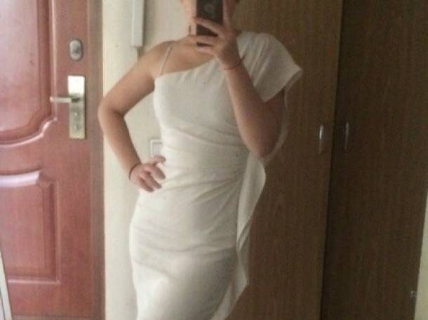 Срочно продам белое, симпатичное платье! , фотография 3