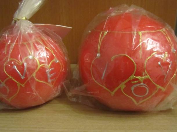 Продам свечи: блестящие,с надписью,ароматизированные!, фотография 8