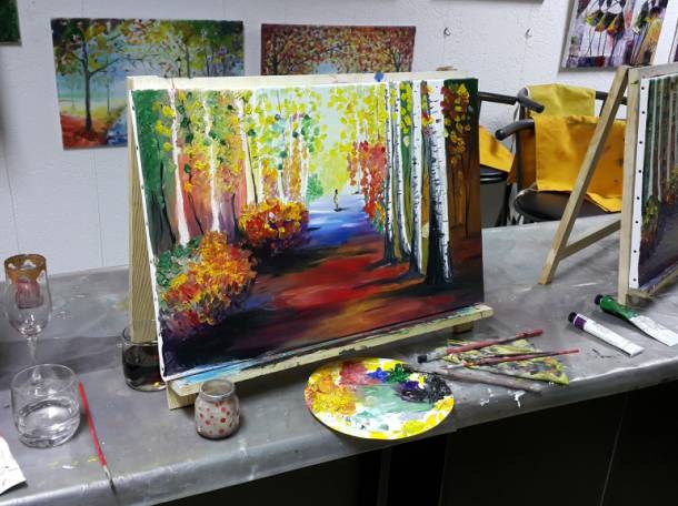 Картина маслом за одно занятие, фотография 2