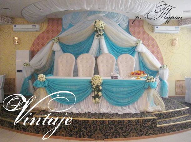 свадебное оформление президиума, фотография 8