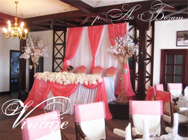 свадебное оформление президиума, фотография 10