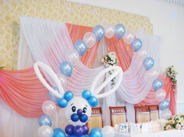 оформление шарами на годик ребёнку, фотография 6