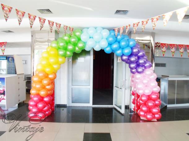 детское оформление шарами, фотография 3