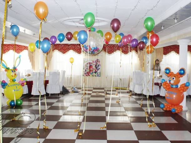 гелиевые шары на детский праздник, фотография 2