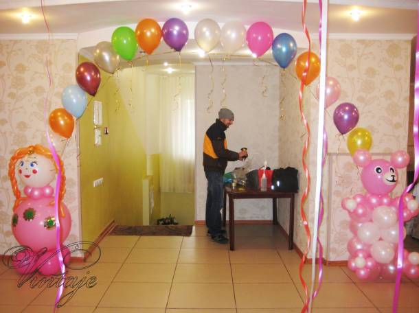 фигурки из шаров на 8 марта, фотография 5