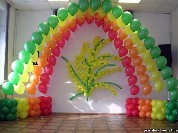 оформление офиса на 8 марта, фотография 4