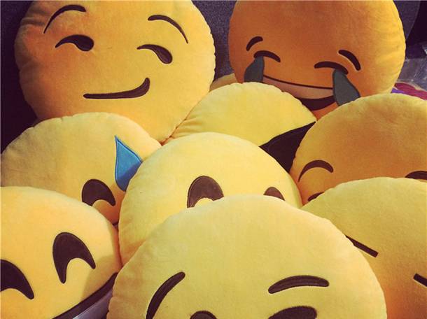 Симпатичные подушки смайлики, фотография 1