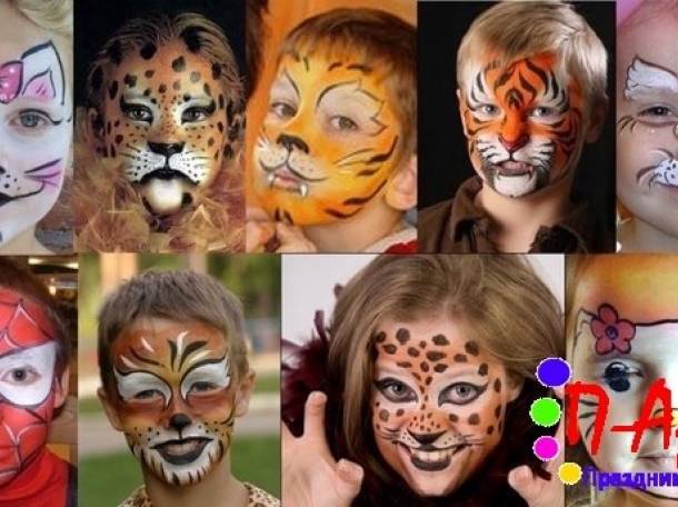 Яркие рисунки на лицаx раскрасят ваш праздник , фотография 1