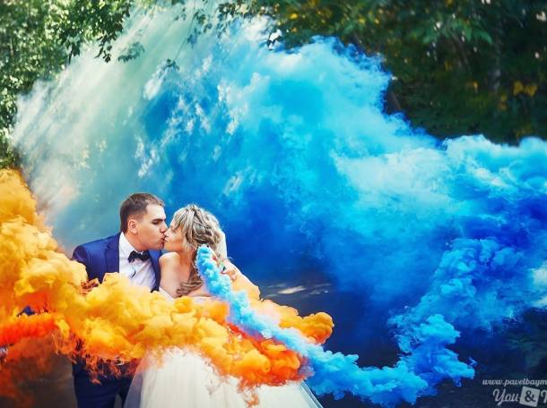 Цветной дым для фотосессий, фотография 2