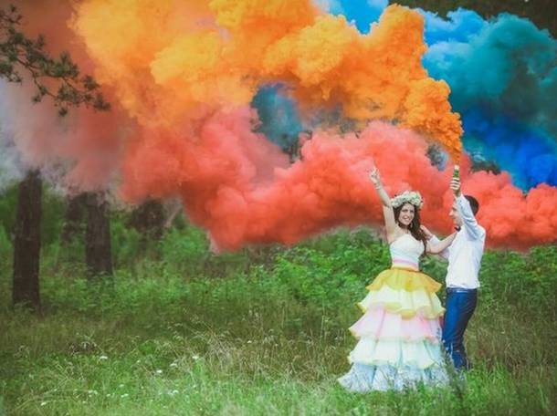 Цветной дым для фотосессий, фотография 3