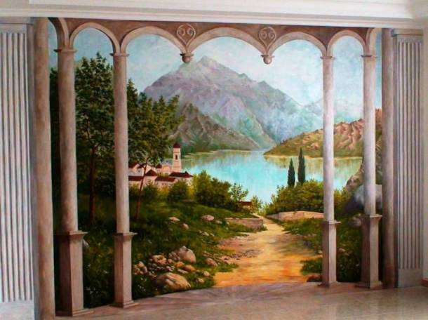 Художественная роспись стен, фотография 1