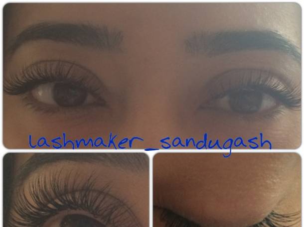 наращивание ресниц, фотография 1