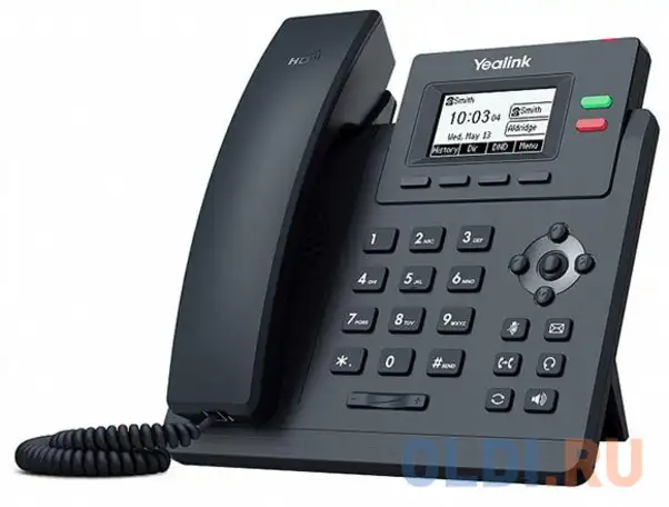 Телефон sip yealink sip-t31, 2 линии, бп в комплекте (sip-t31), фотография 1