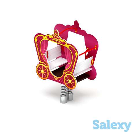 Качалка на пружине карета ио 23.03.03-01, фотография 1