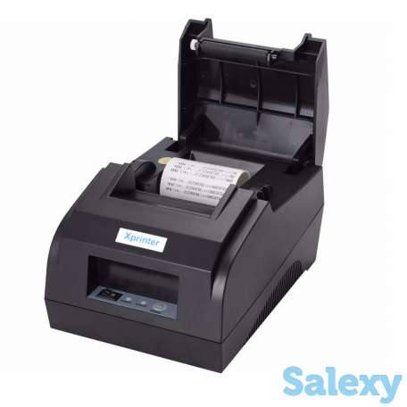 Принтер чеков 58мм чековый принтер термопринтер чек принтер 12 000 ₸г, фотография 2