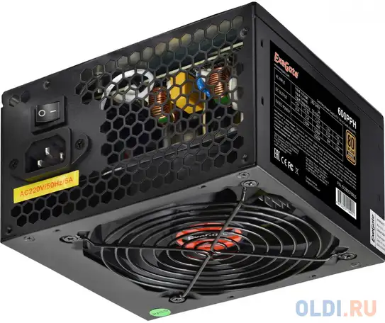 Блок питания exegate 600pph 600 вт, фотография 1