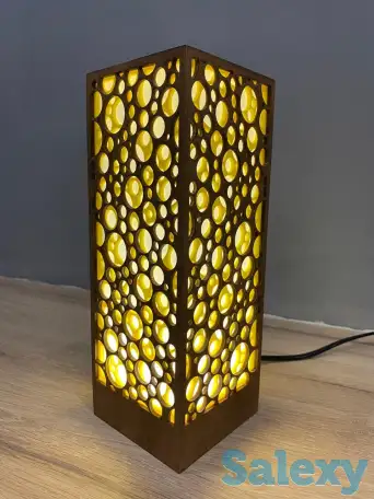 Желтый Интерьерный светильник - ночник, фотография 3