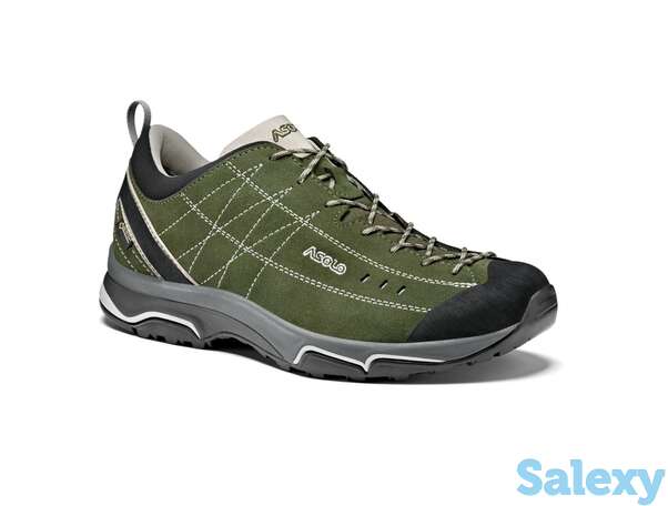 Треккинговые ботинки asolo nucleon mm rifle green/silver, фотография 1