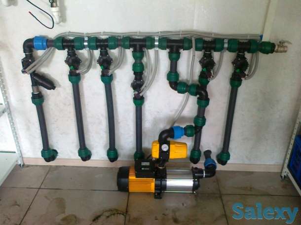 Автополив,капельный полив,ландшафтный дизаин,рулонный газон, фотография 1