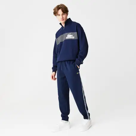 Мужские спортивные брюки lacoste в полоску, фотография 1