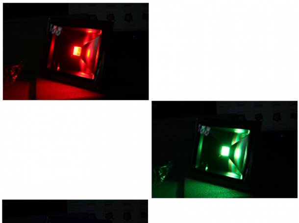 Цветной светододный прожектор LED с пультом управления, фотография 3