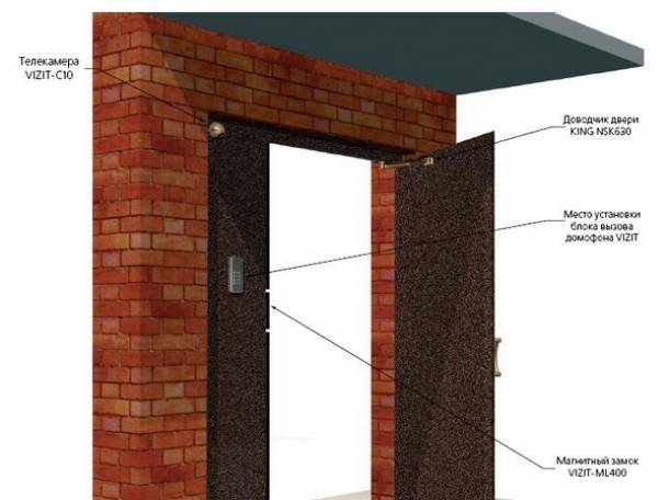 Входные, металлические , домофонные   двери., фотография 1