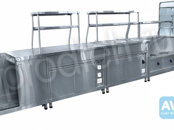 Оборудование для столовой линия раздачи, фотография 1