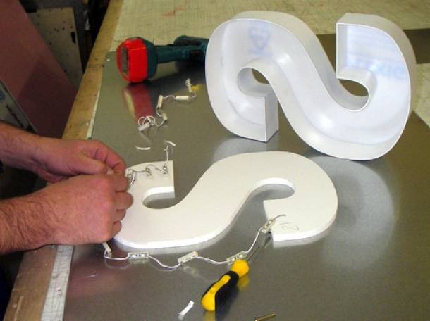 Объемные буквы, фотография 2