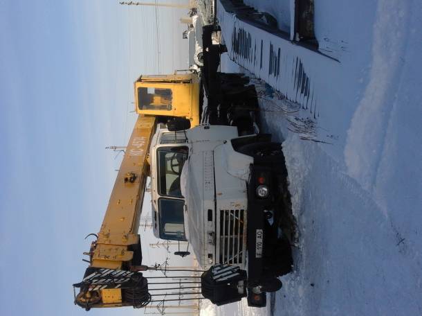 Продаю или меняю автокран на строй материалы (кирпичи,блоки,плиты перекрытия),, фотография 1