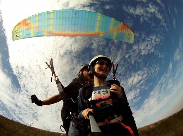 подарочный сертификат.  Полёты на параплане, фотография 4