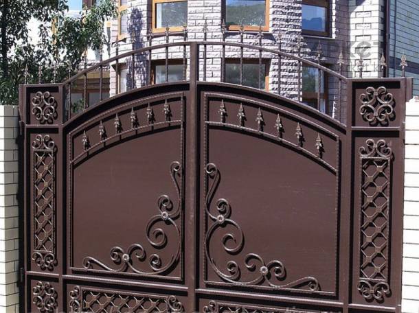 Изготовим кованые ворота, металлические двери, решетки, оградки.Недорого, фотография 1