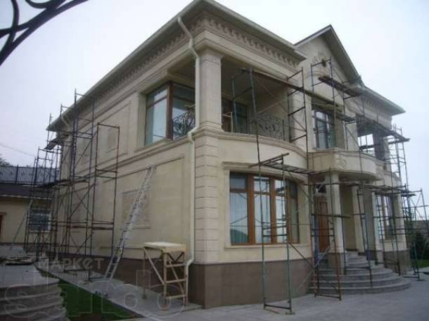 Травертин,гранит,мюнхенка,байрамикс,фасадные работы, фотография 2