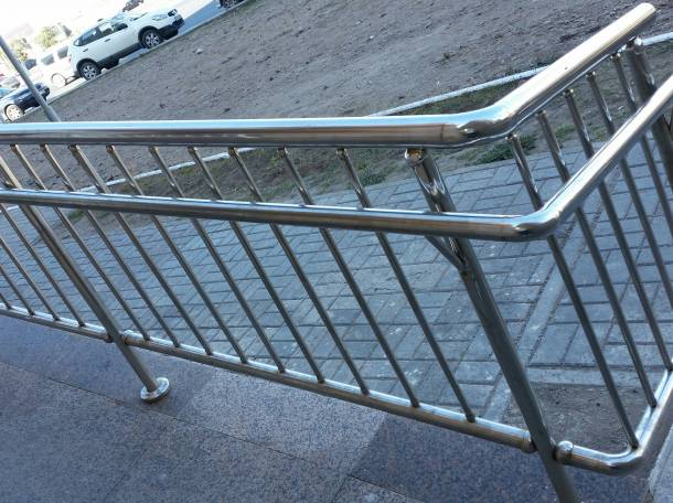 Изготовление и монтаж перил из нержавеющей стали, фотография 3