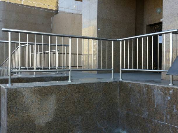 Изготовление и монтаж перил из нержавеющей стали, фотография 6