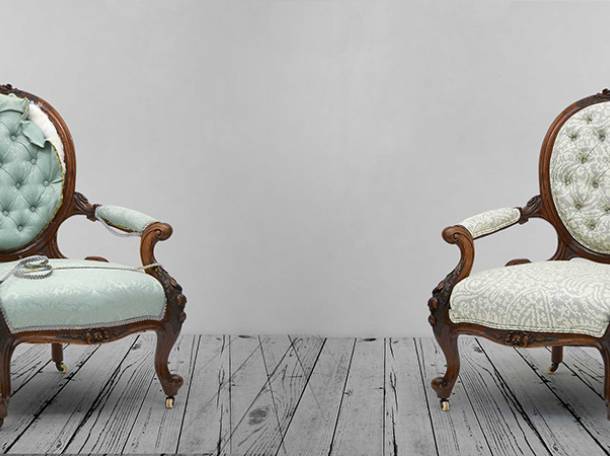 Реставрация, обивка и перетяжка мягкой мебели, фотография 1