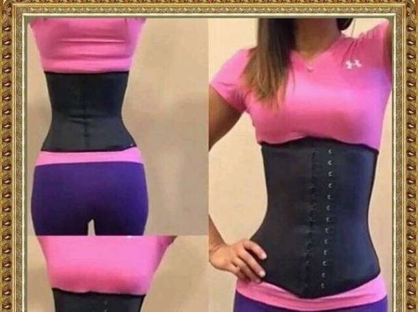 Лю женские латексные корсеты для уменьшения талии , фотография 4